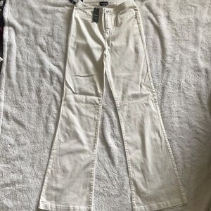 Bebe High Rise Clean Flare Jeans